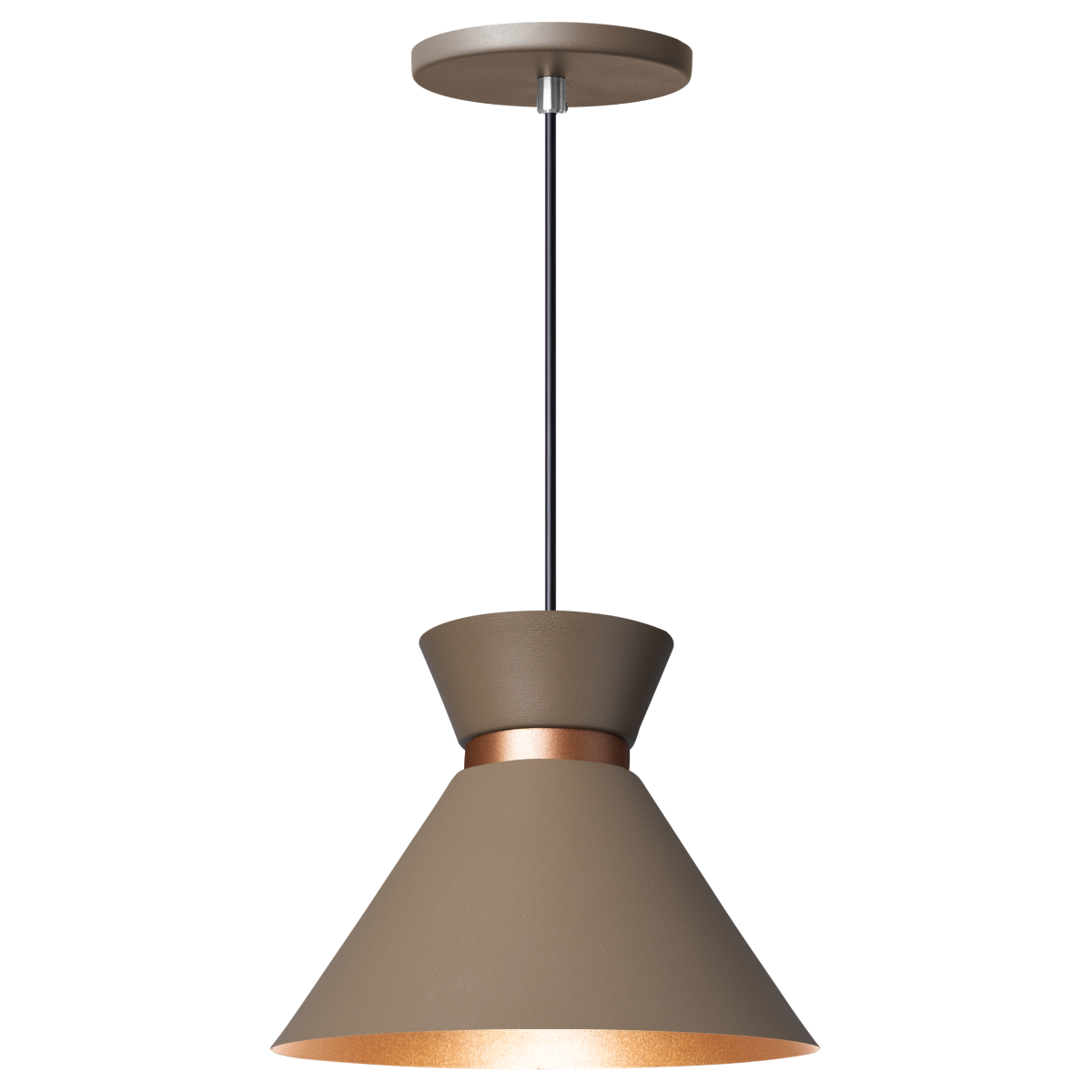Pendente Lustre Luminária Berlin 15cm Fendi