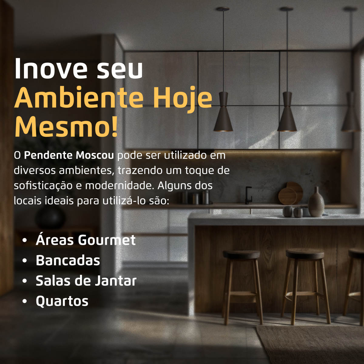 Pendente Lustre Luminária Moscou Fendi