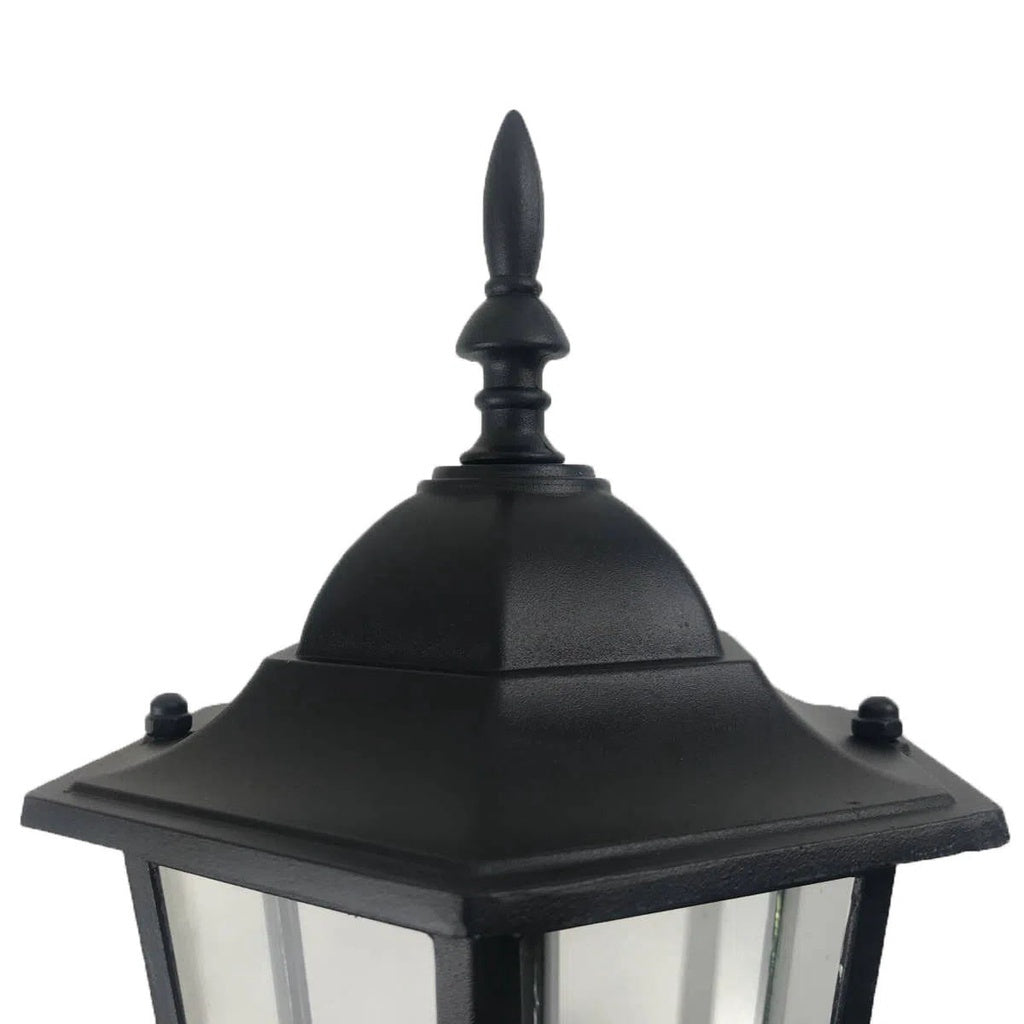 Arandela Colonial Vintage AC204P Sextavada Preto