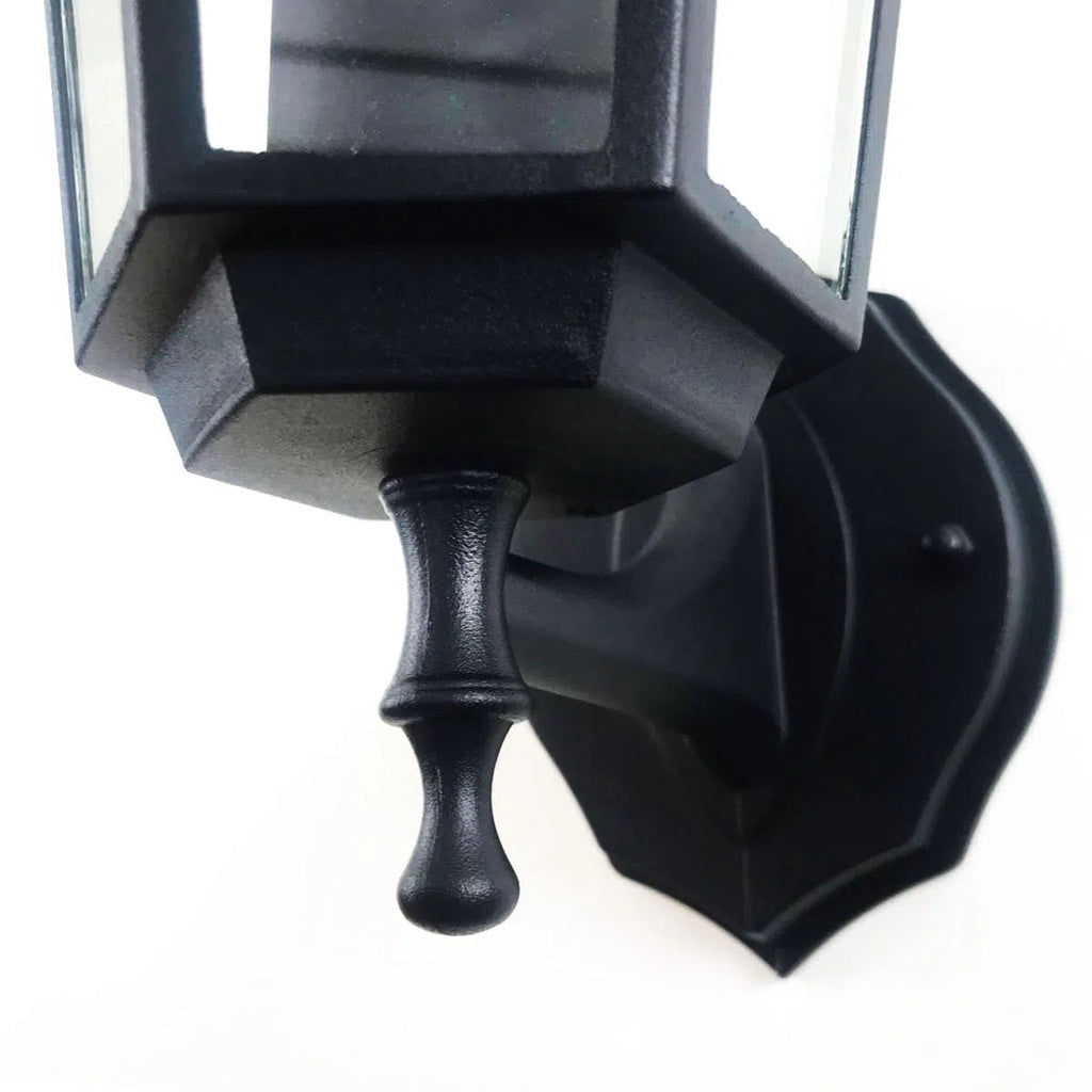 Arandela Colonial Vintage AC204P Sextavada Preto