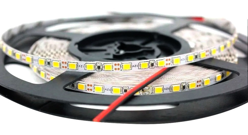Fita Led Profissional Delis 12v 9,6w/m IP20 5m 120LEDS/m 3000K Branco Quente