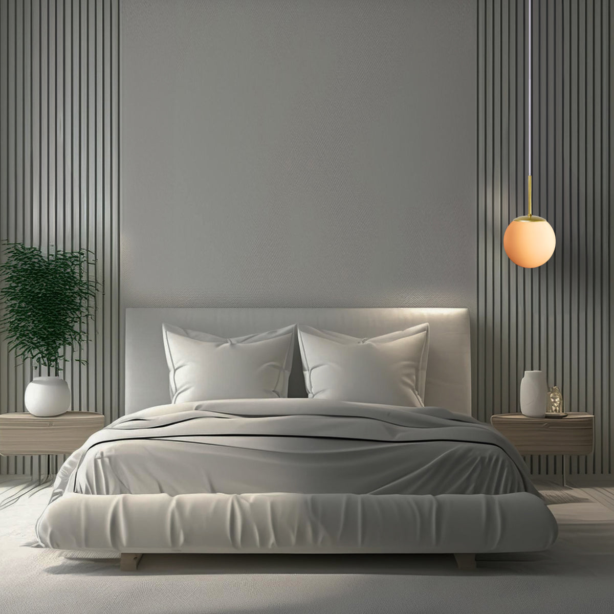 Luminária Pendente Jabuticaba Dourado Bola Globo de Vidro