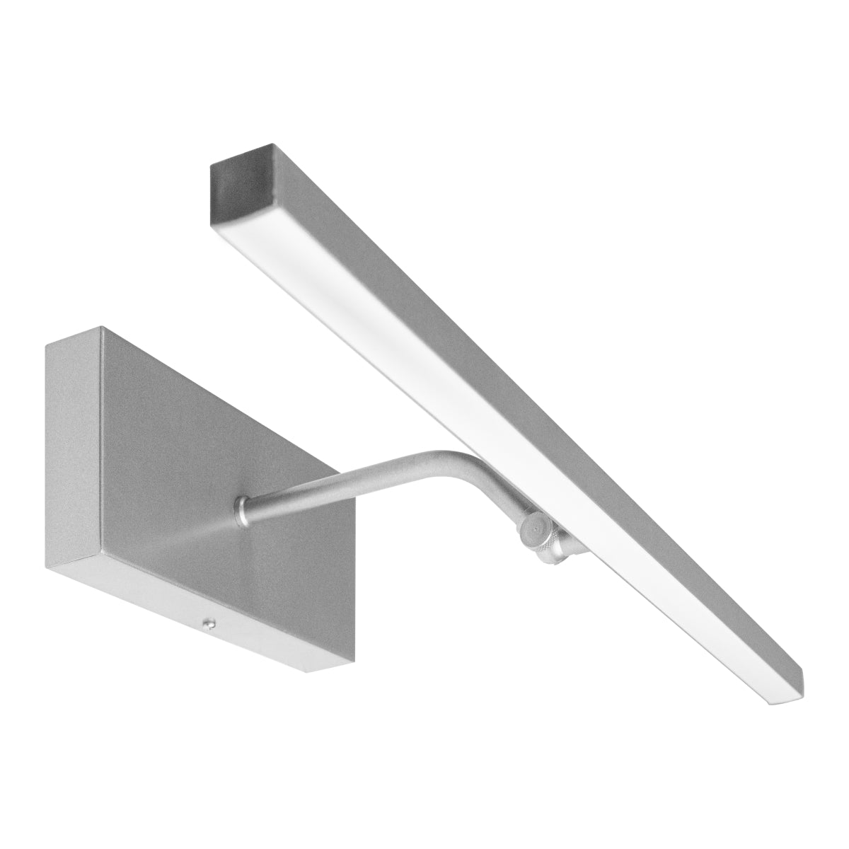Arandela Quadro Perfil Led 6W 3000K Prata Metalizado