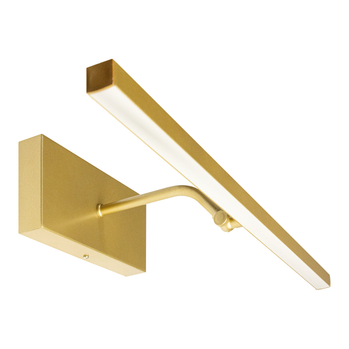 Arandela Quadro Perfil Led 6W 3000K Dourado Metalizado