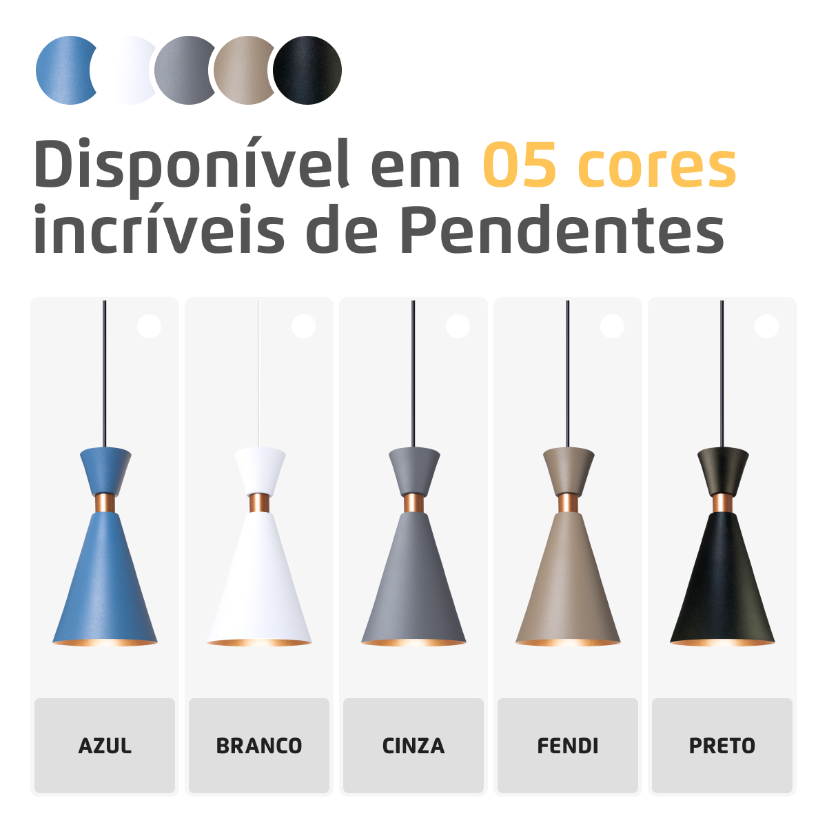Pendente Lustre Luminária Mini Pequim Fendi 24cm