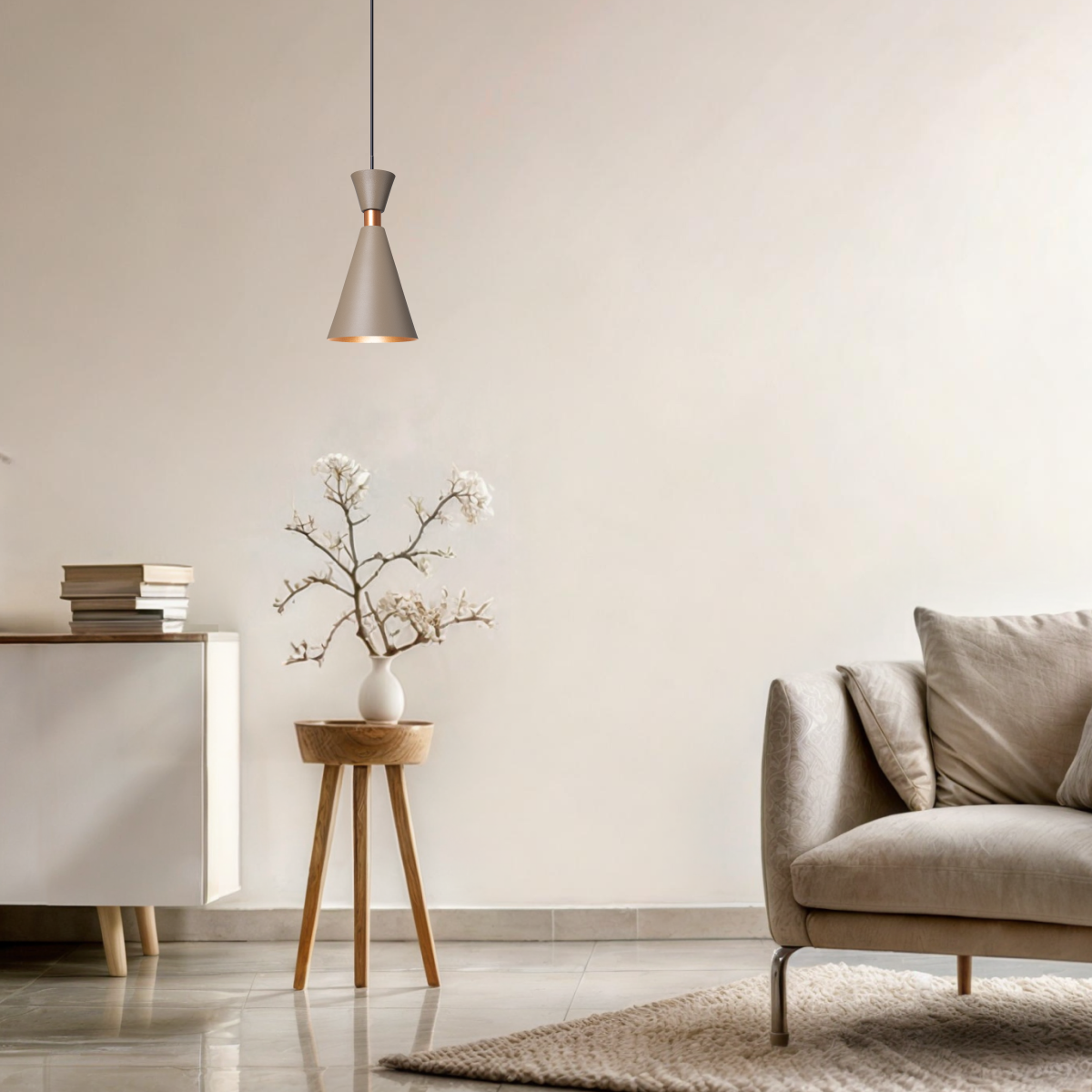 Pendente Lustre Luminária Mini Pequim Fendi 24cm