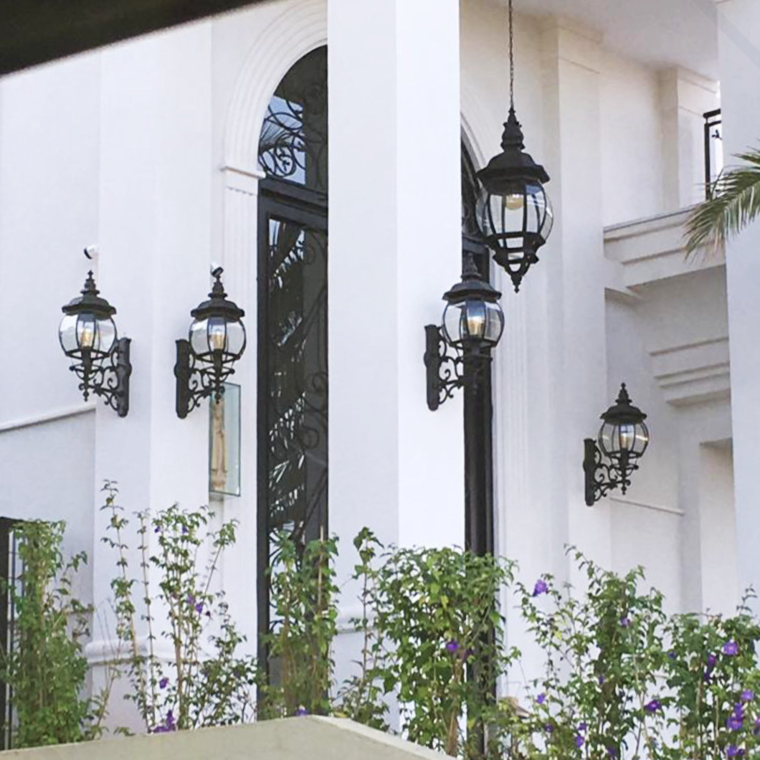 Arandela Colonial Vintage AC201P-G Class Lille Preto