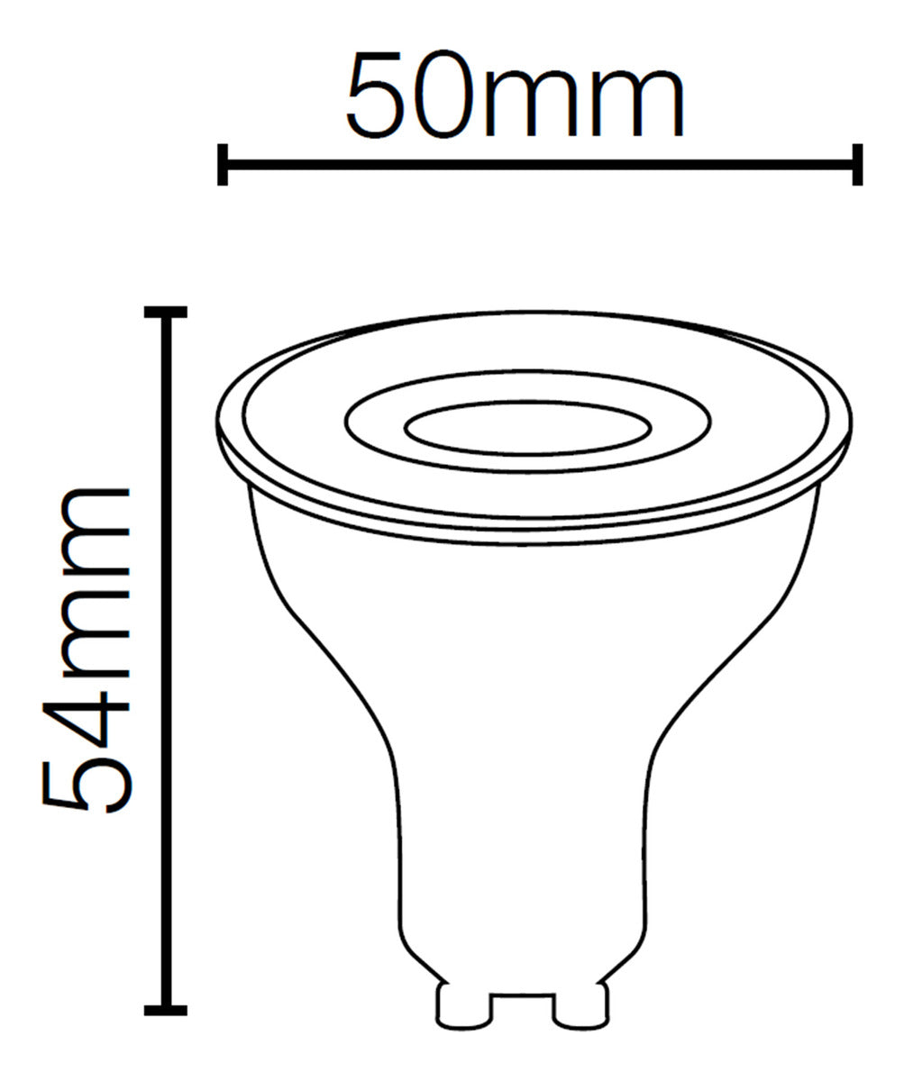 Lâmpada Led MR16 GU10 4,8w Lumanti 3000k Branco Quente