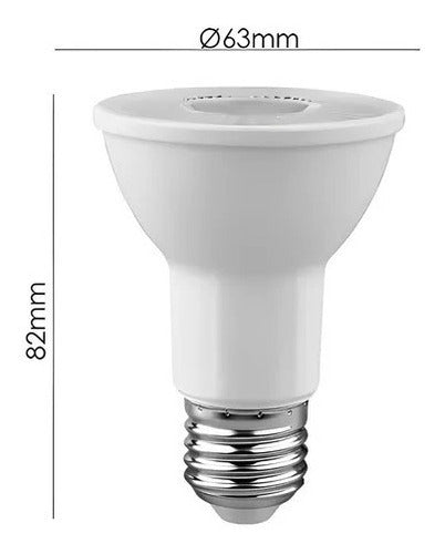 Lâmpada Led Par20 7W Lumanti 3000K Branco Quente