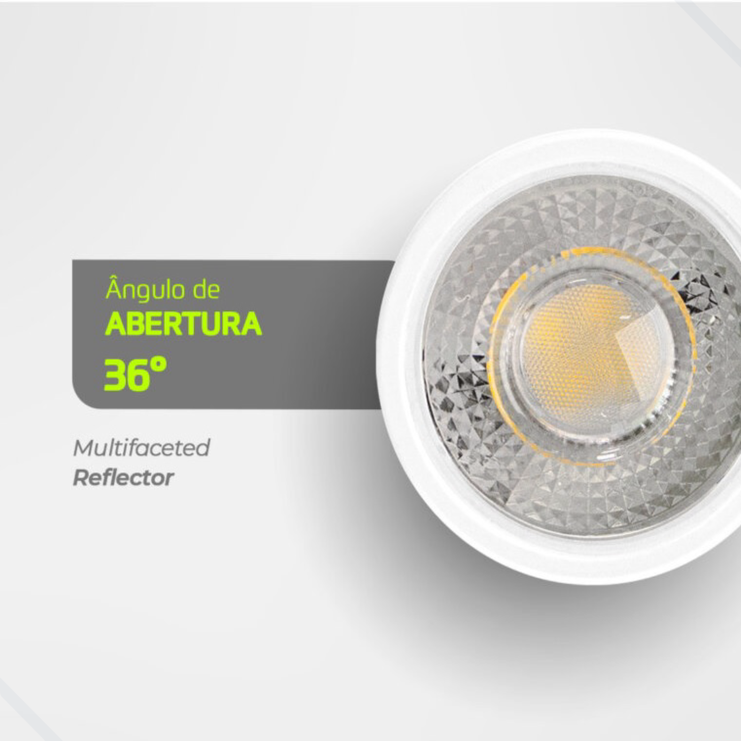 Lâmpada Led Mini Dicroica MR11 3,5w Lumanti 3000k Branco Quente