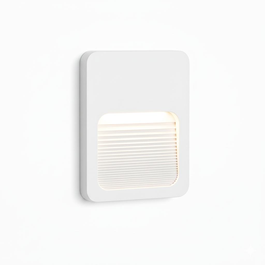 Balizador Fit 2W 3000K Bivolt IP65 Branco em ABS