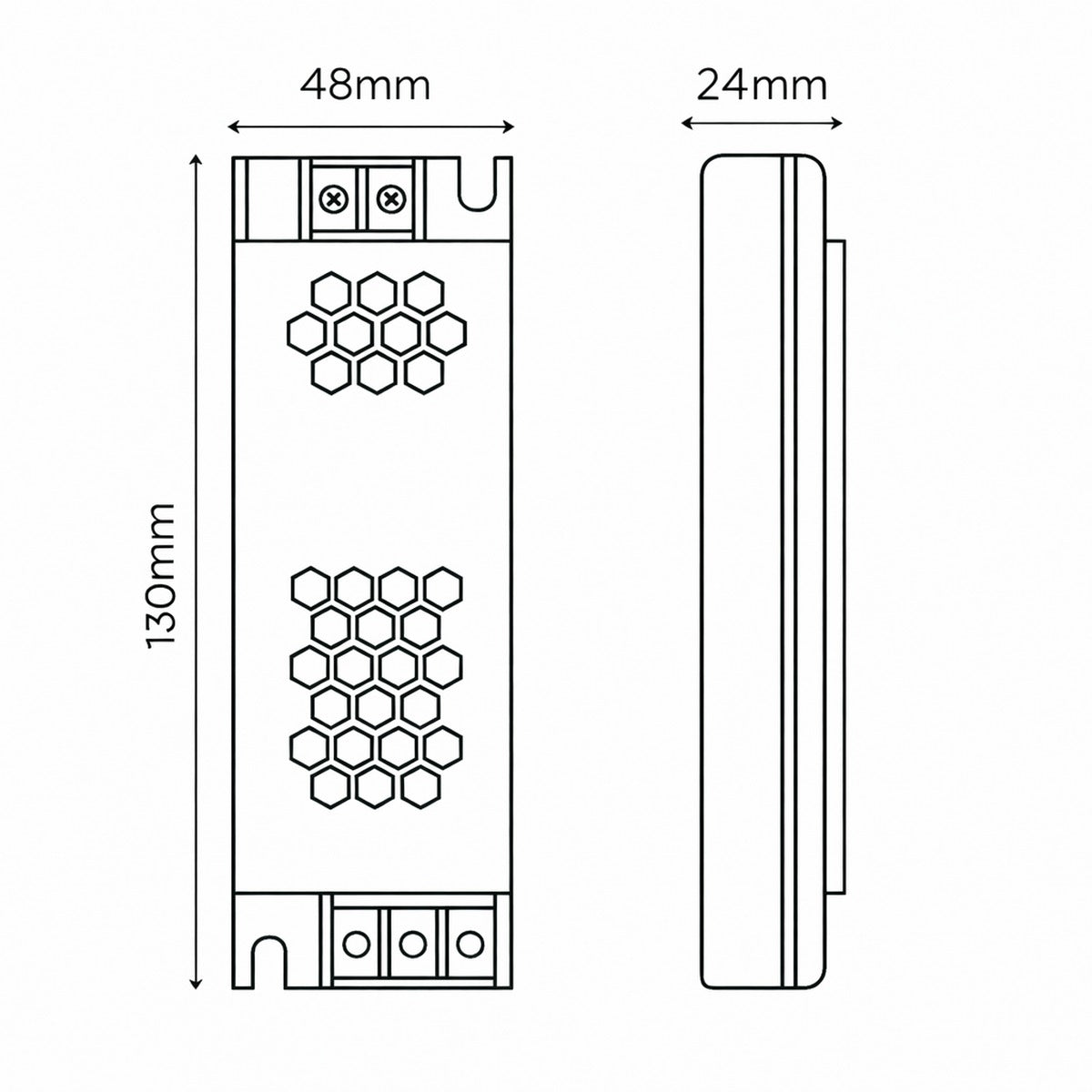 Fonte Chaveada Para Fita Led 150W 12,5A 12V Bivolt - Lumanti