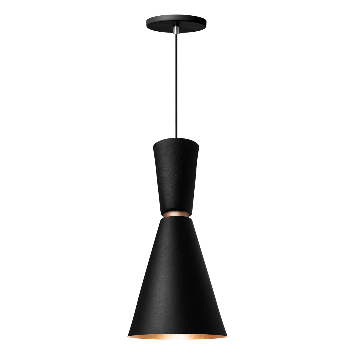 Pendente Lustre Luminária Moscou Preto