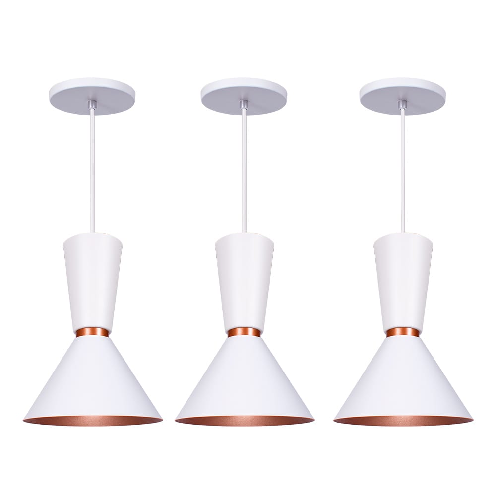 Pendente Lustre Luminária Cone Rio Branco