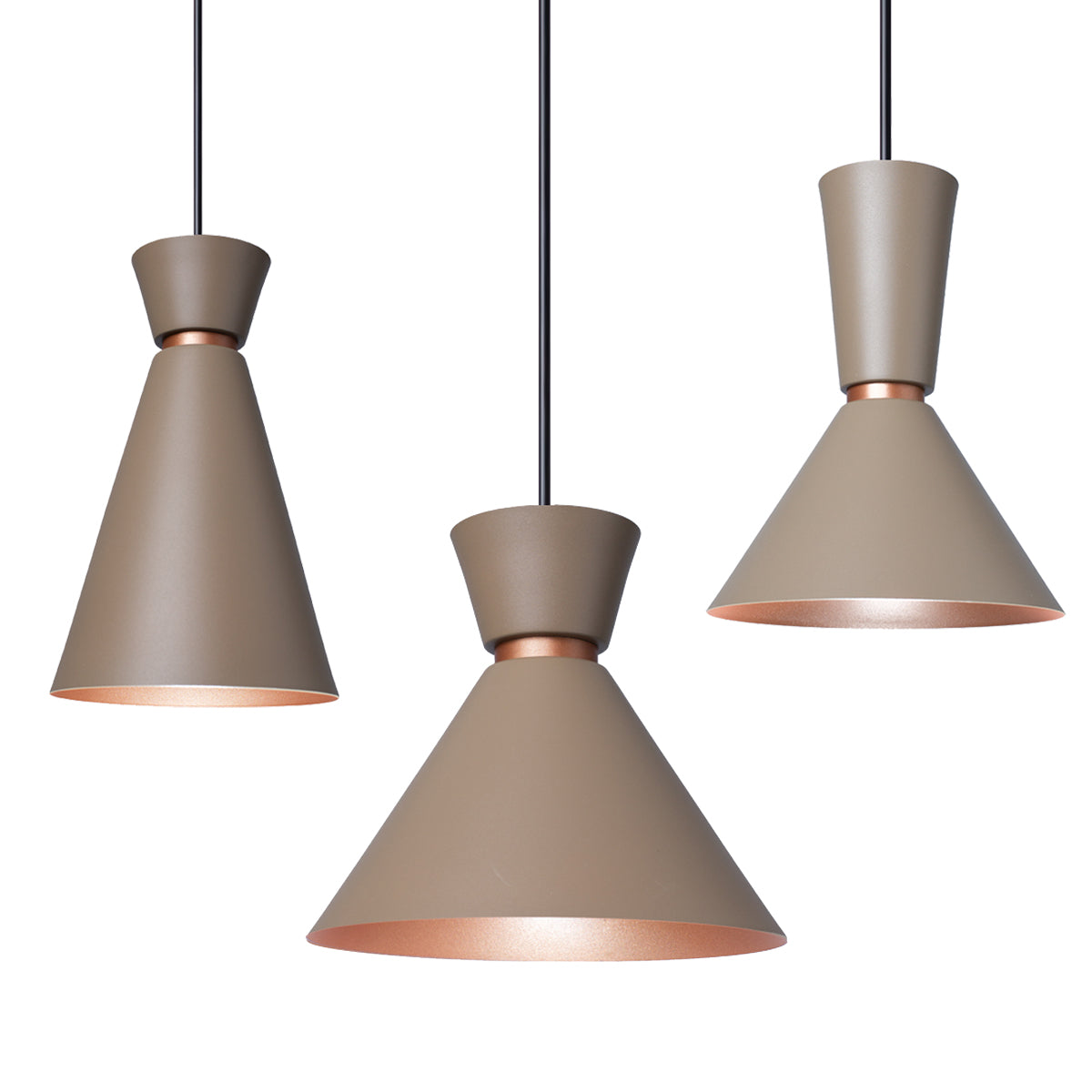 Kit 3 Pendente Lustre Luminária Pequim Berlin Rio