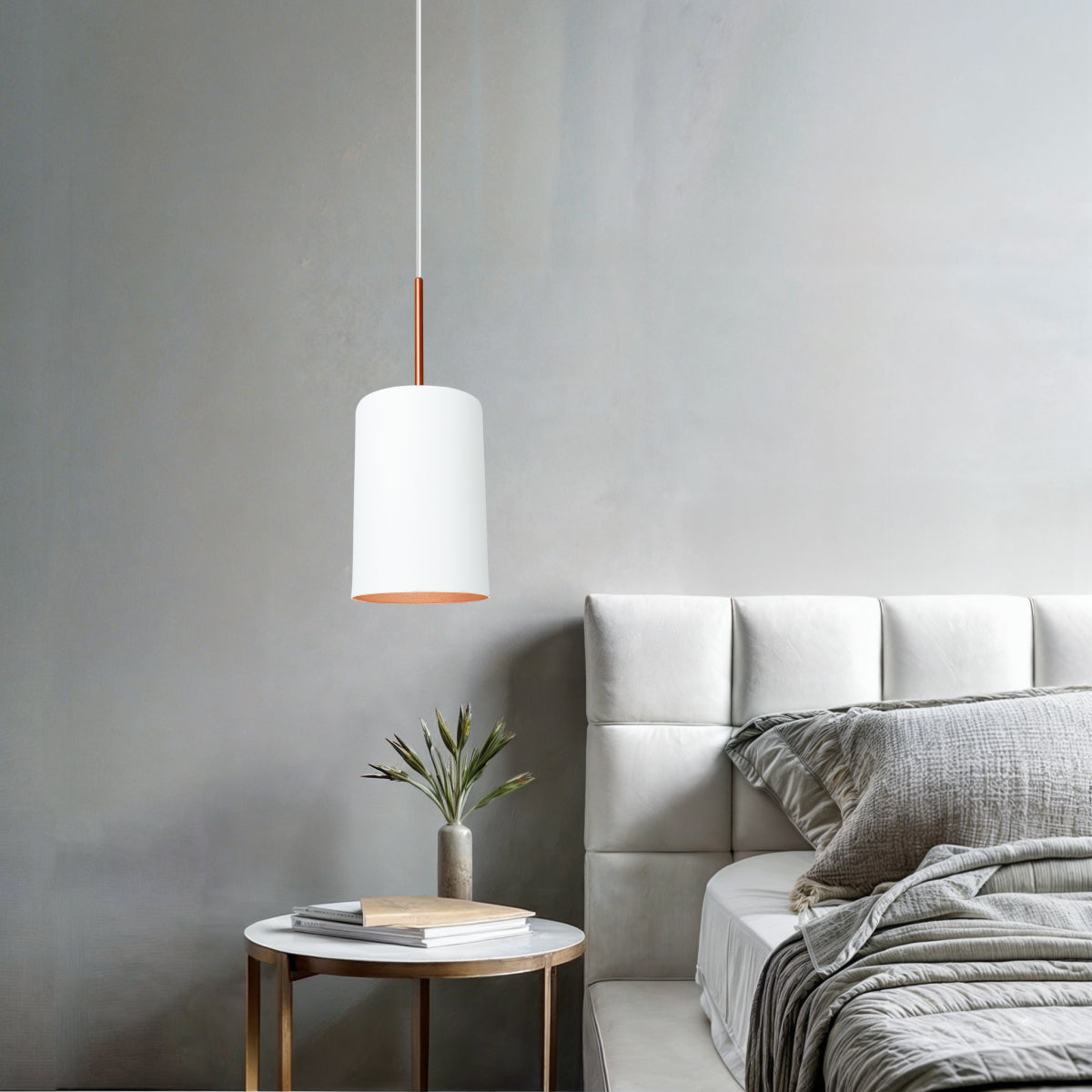 Pendente Lustre Luminária Veneza Branco