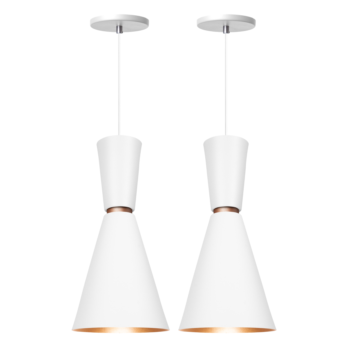 Pendente Lustre Luminária Moscou Branco