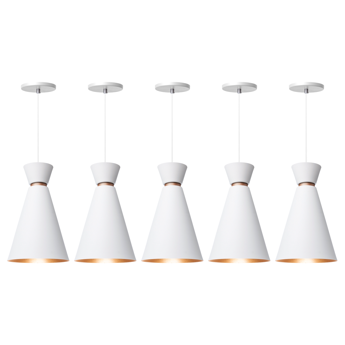 Pendente Lustre Luminária Pequim 30cm Branco