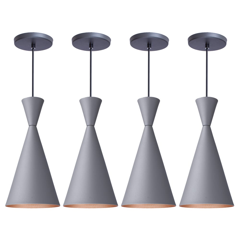 Pendente Lustre Luminária Canadá Cinza