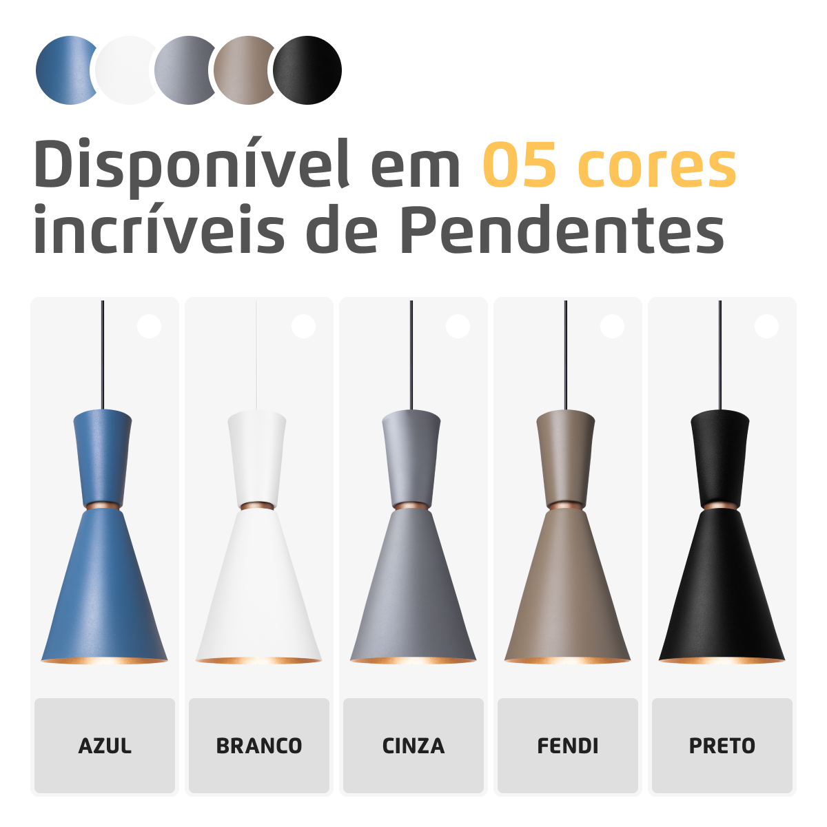 Pendente Lustre Luminária Moscou Fendi