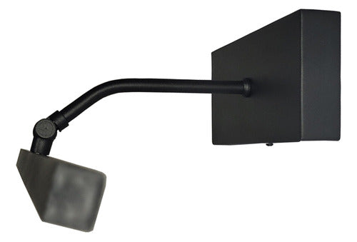 Arandela Quadro Perfil Led 6W 6000K Preto