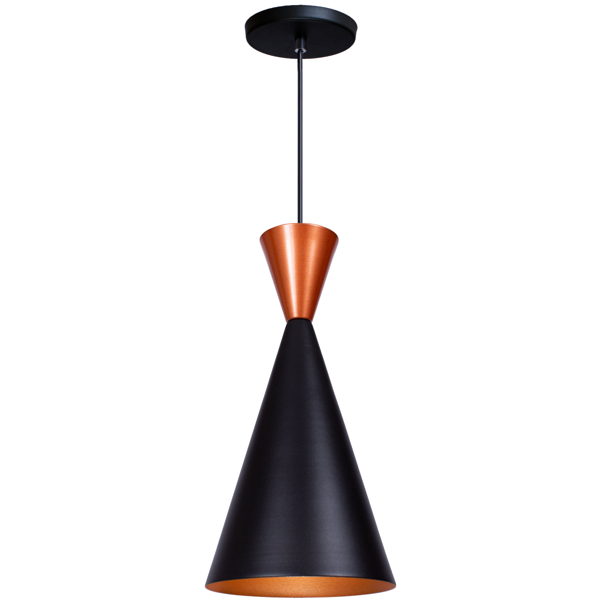 Pendente Lustre Luminária Canadá Preto