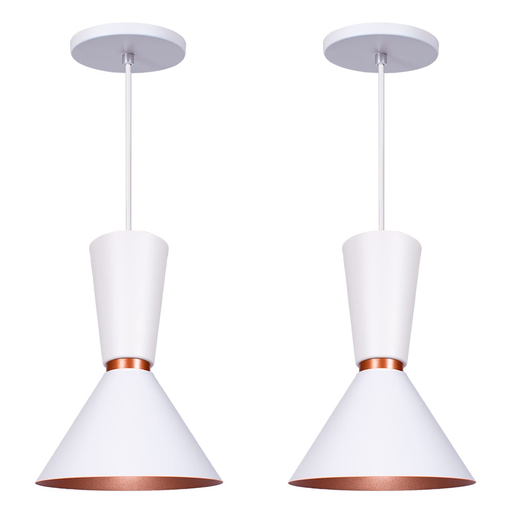Pendente Lustre Luminária Cone Rio Branco