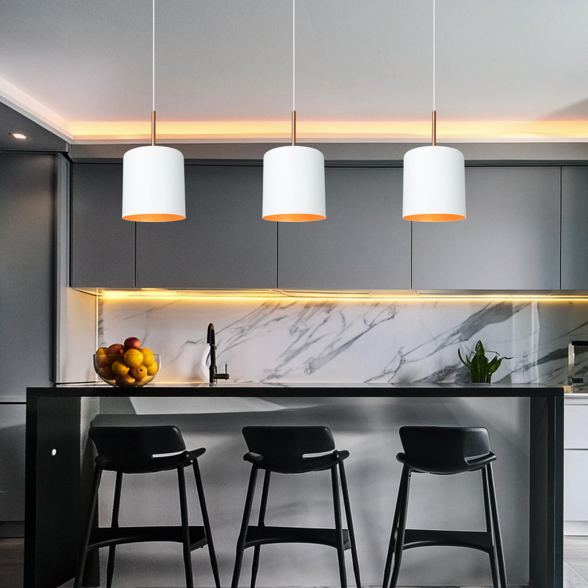 Pendente Lustre Luminária Lisboa Branco