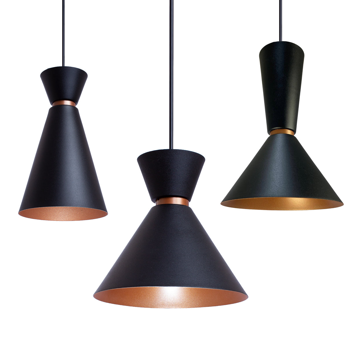 Kit 3 Pendente Lustre Luminária Pequim Berlin Rio