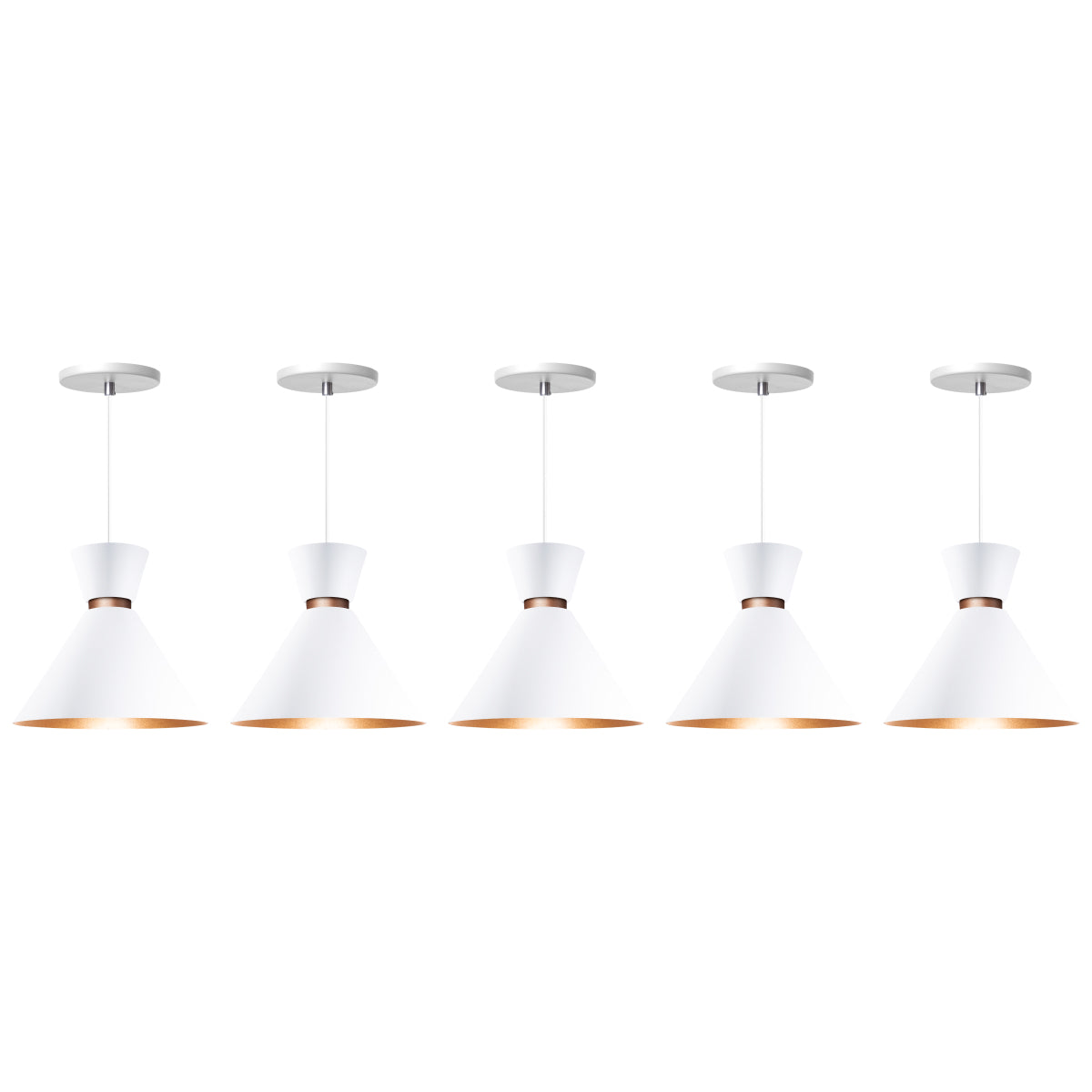 Pendente Lustre Luminária Berlin 23cm Branco