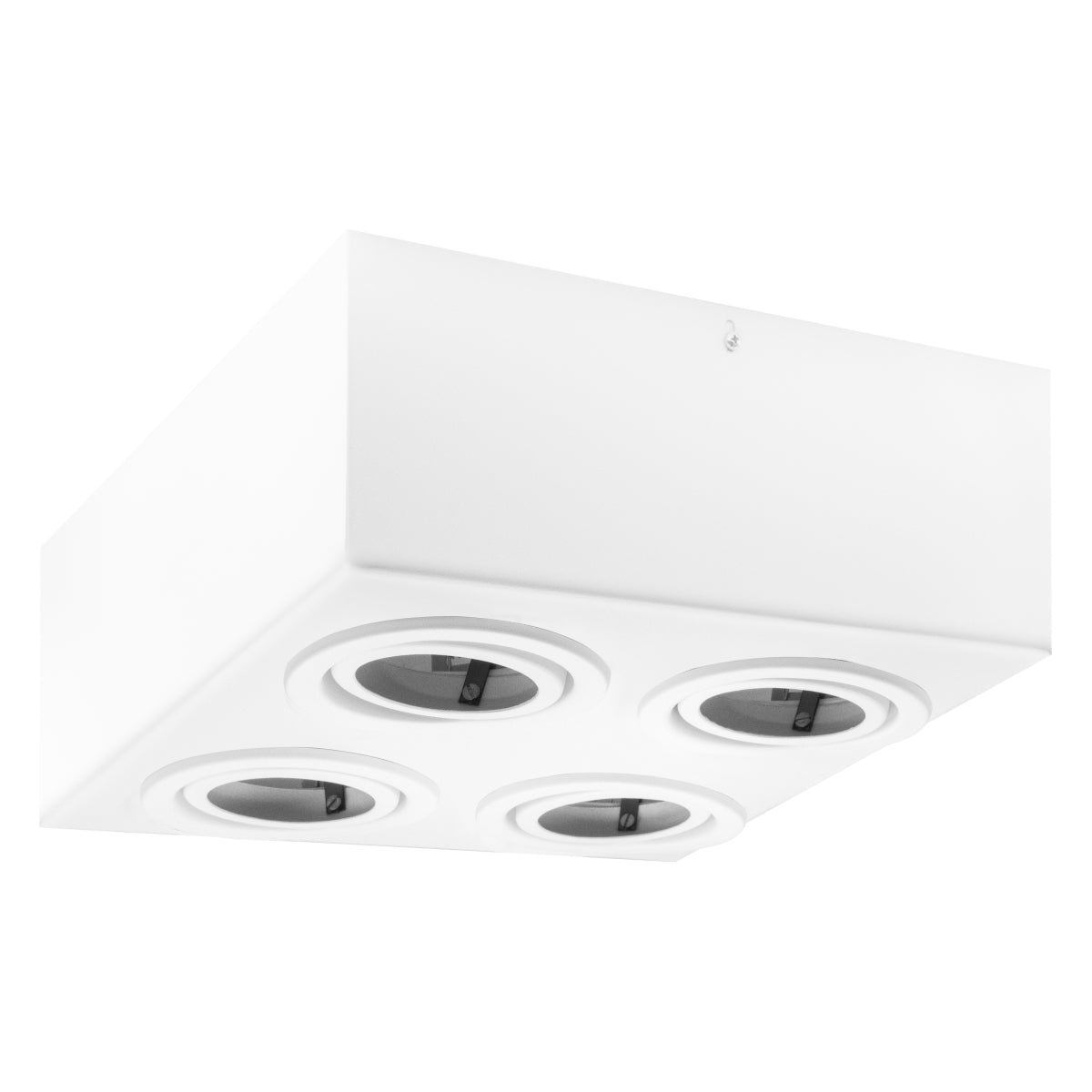 Spot Plafon Sobrepor Box Par20 Quadruplo Direcionável