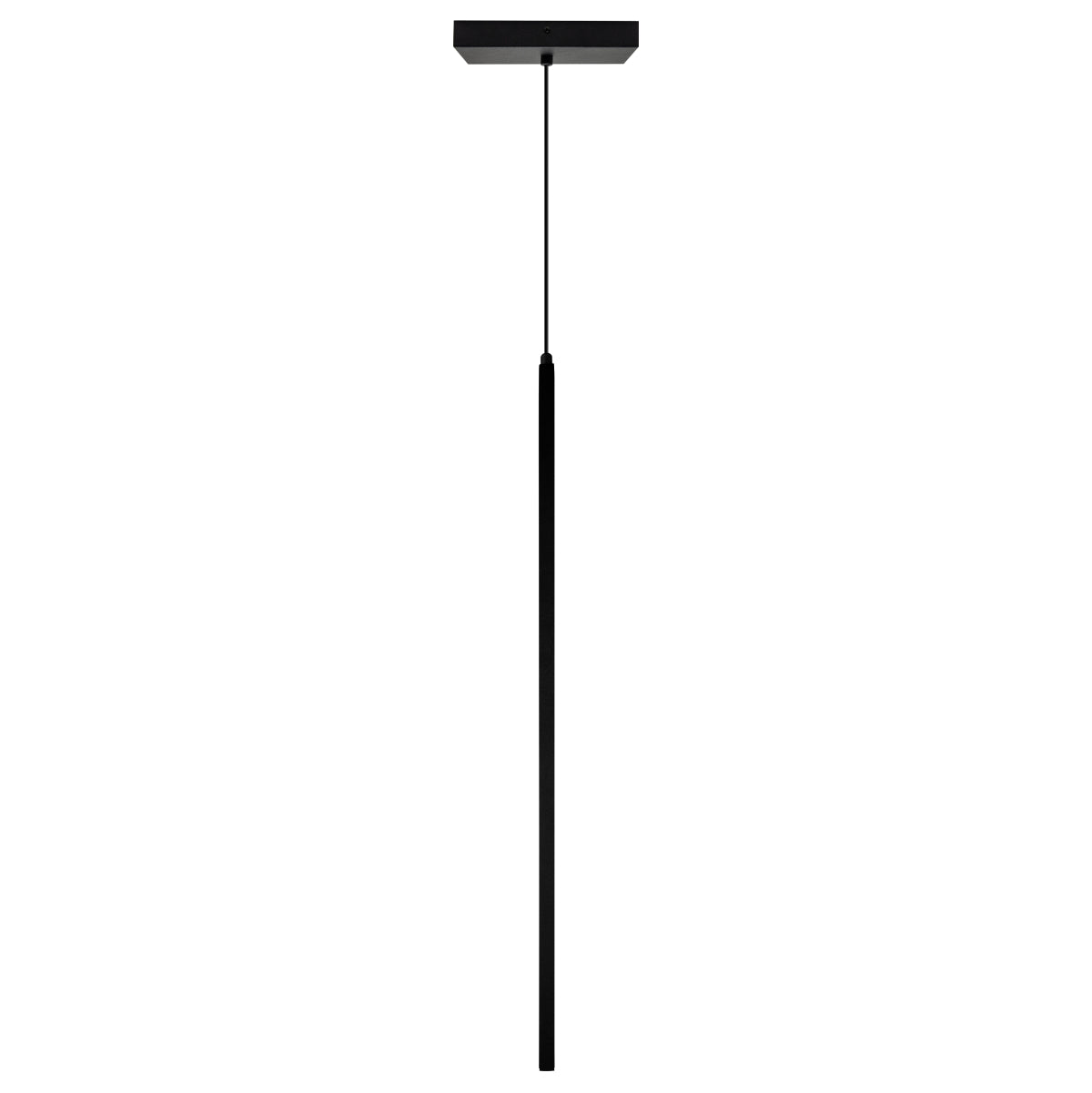 Luminária Pendente Perfil Fit Led 12w 3000k 100Cm Preto