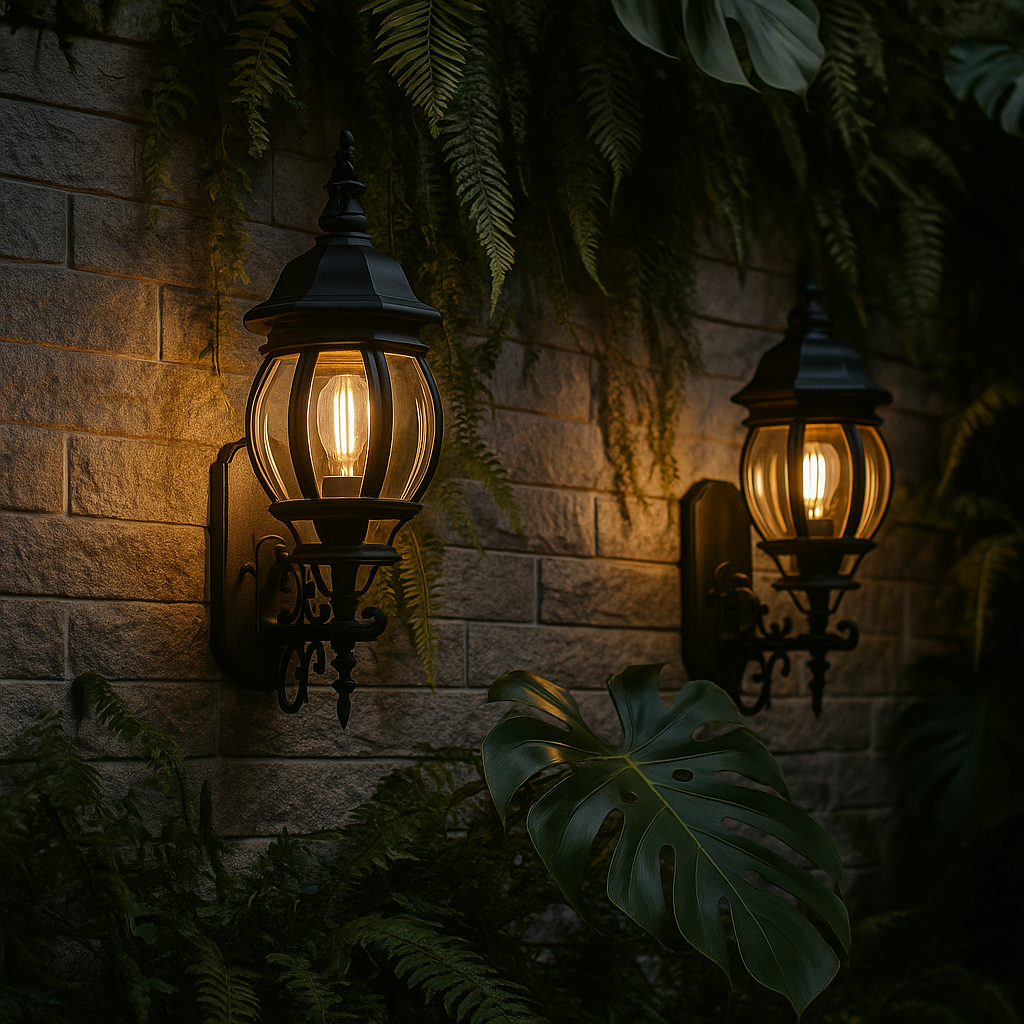 Arandela Colonial Vintage AC201P-P Lille Preto