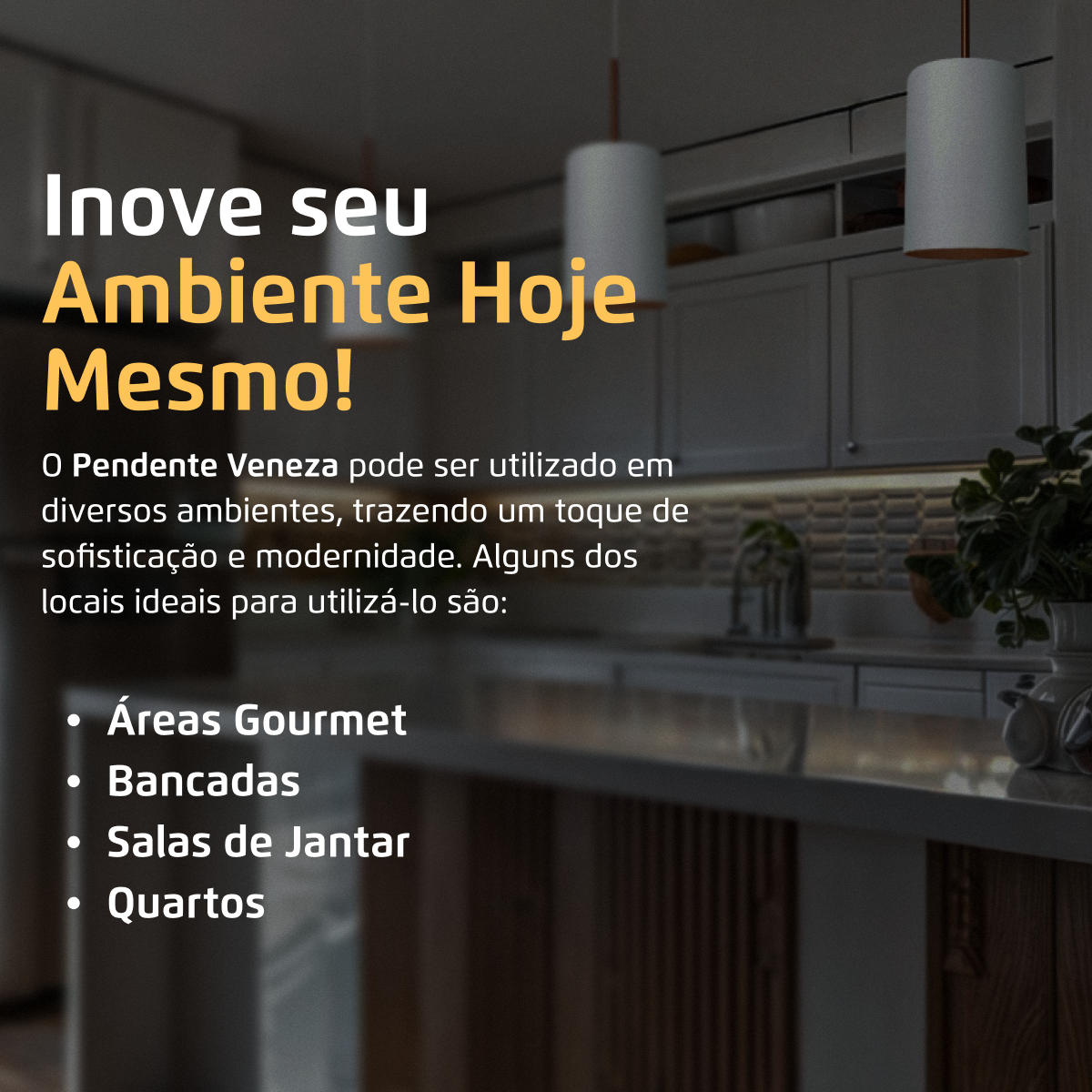 Pendente Lustre Luminária Veneza Branco