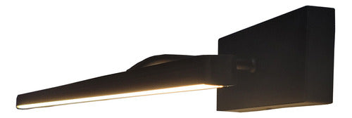 Arandela Quadro Perfil Led 6W 6000K Preto