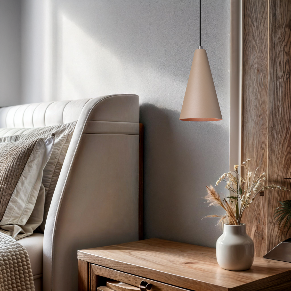 Pendente Lustre Luminária Cone Fendi