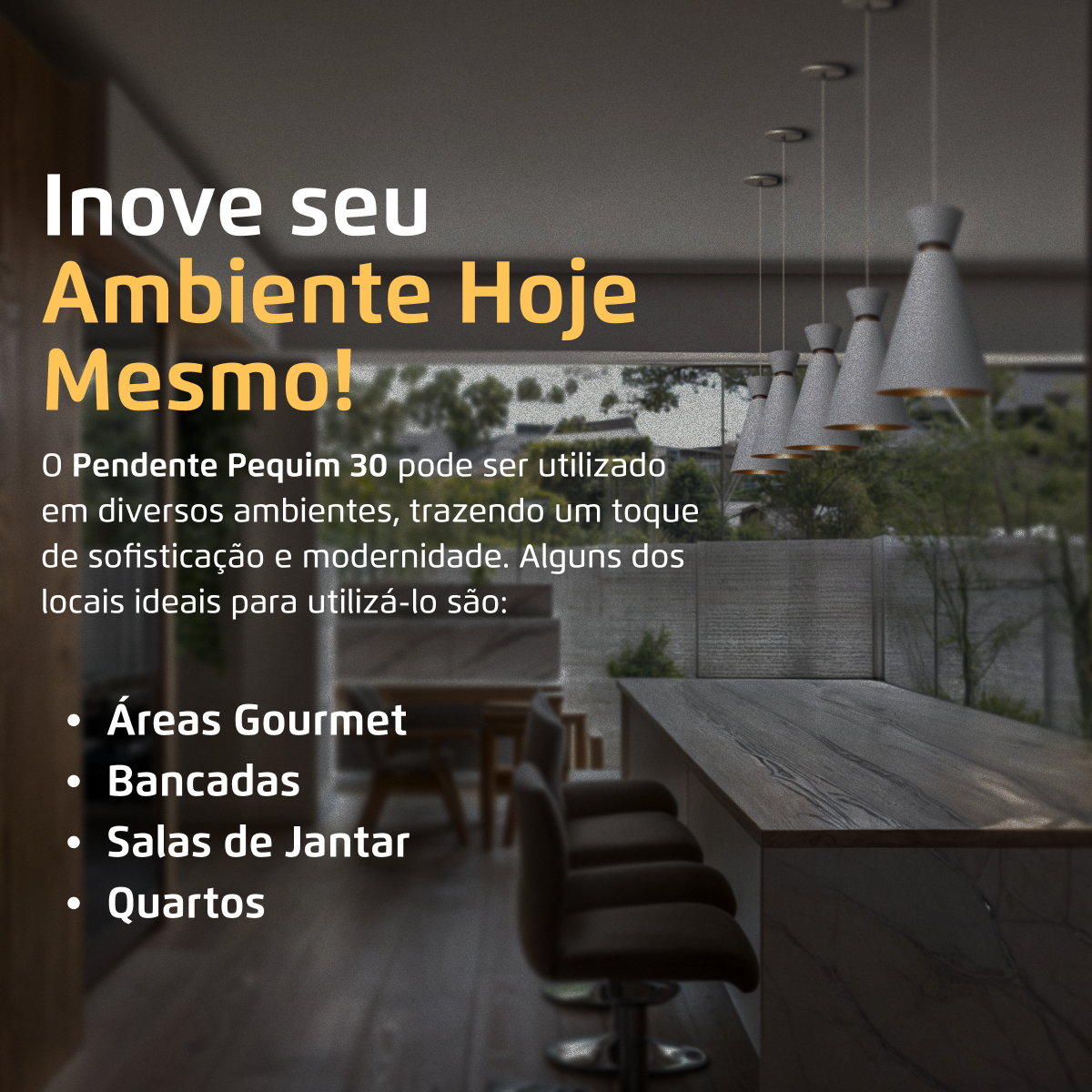 Pendente Lustre Luminária Pequim 30cm Branco