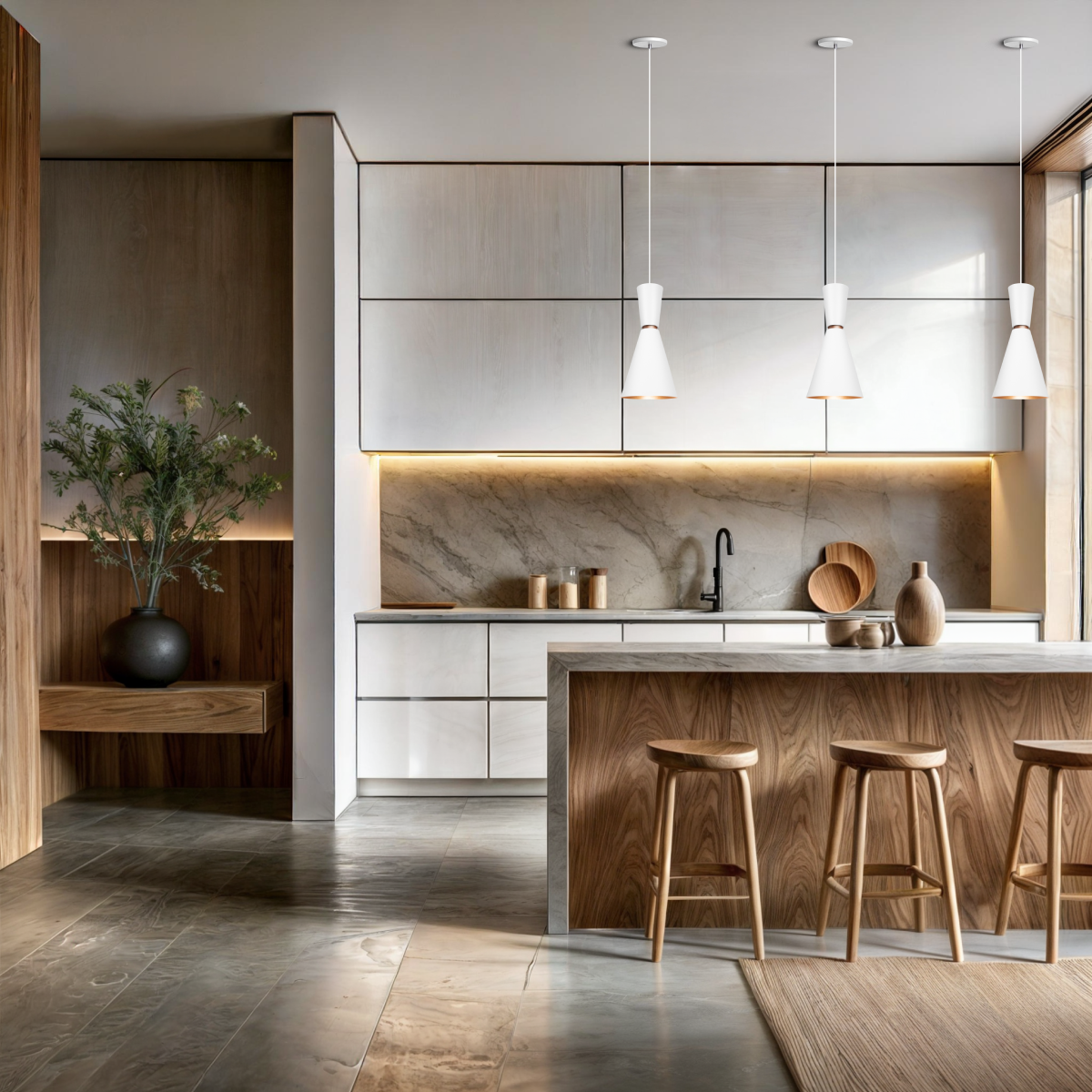 Pendente Lustre Luminária Moscou Branco