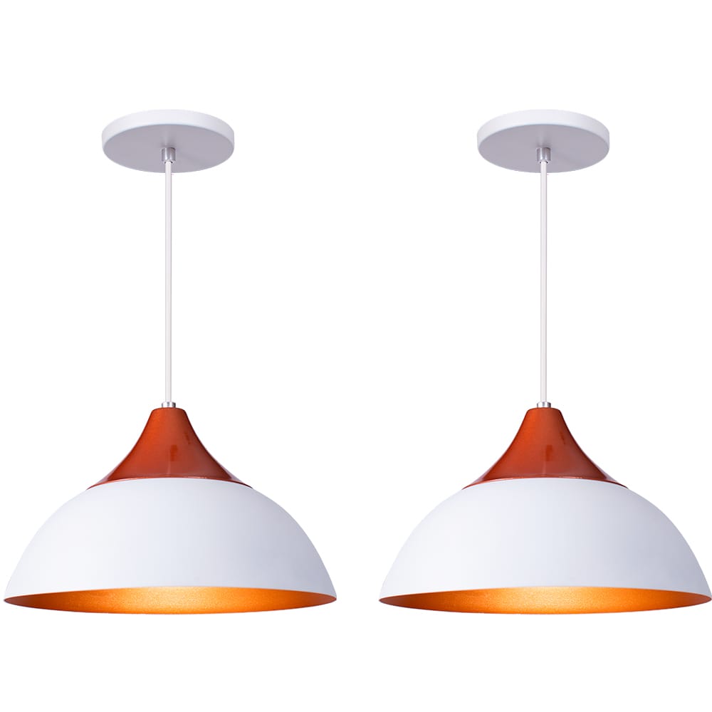 Pendente Lustre Luminária Panamá Branco