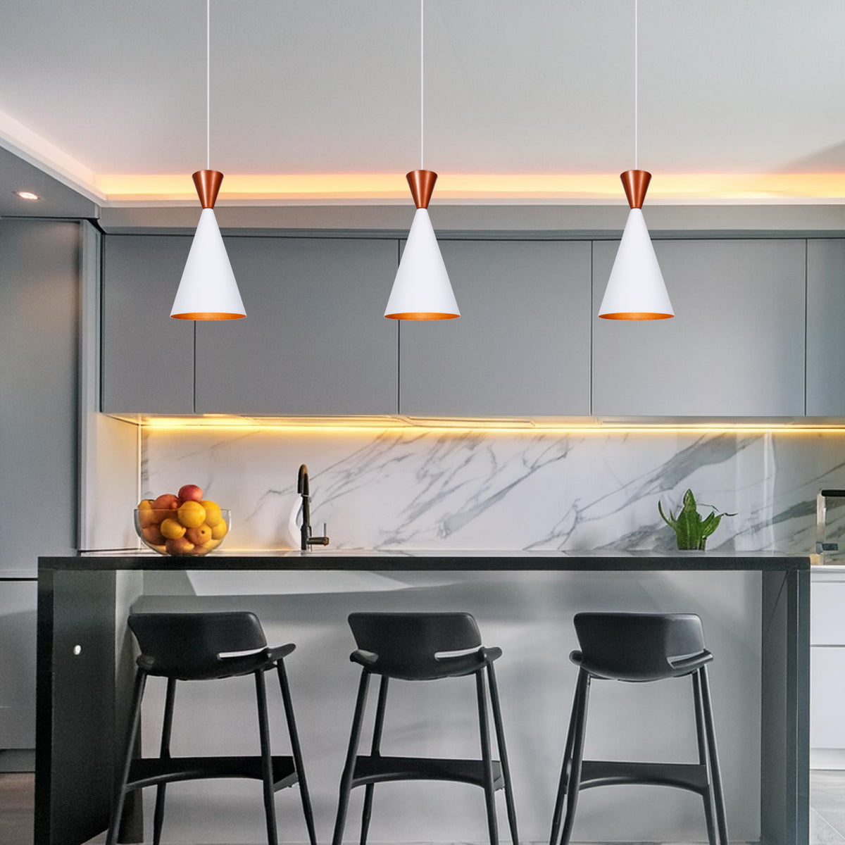 Pendente Lustre Luminária Canadá Branco