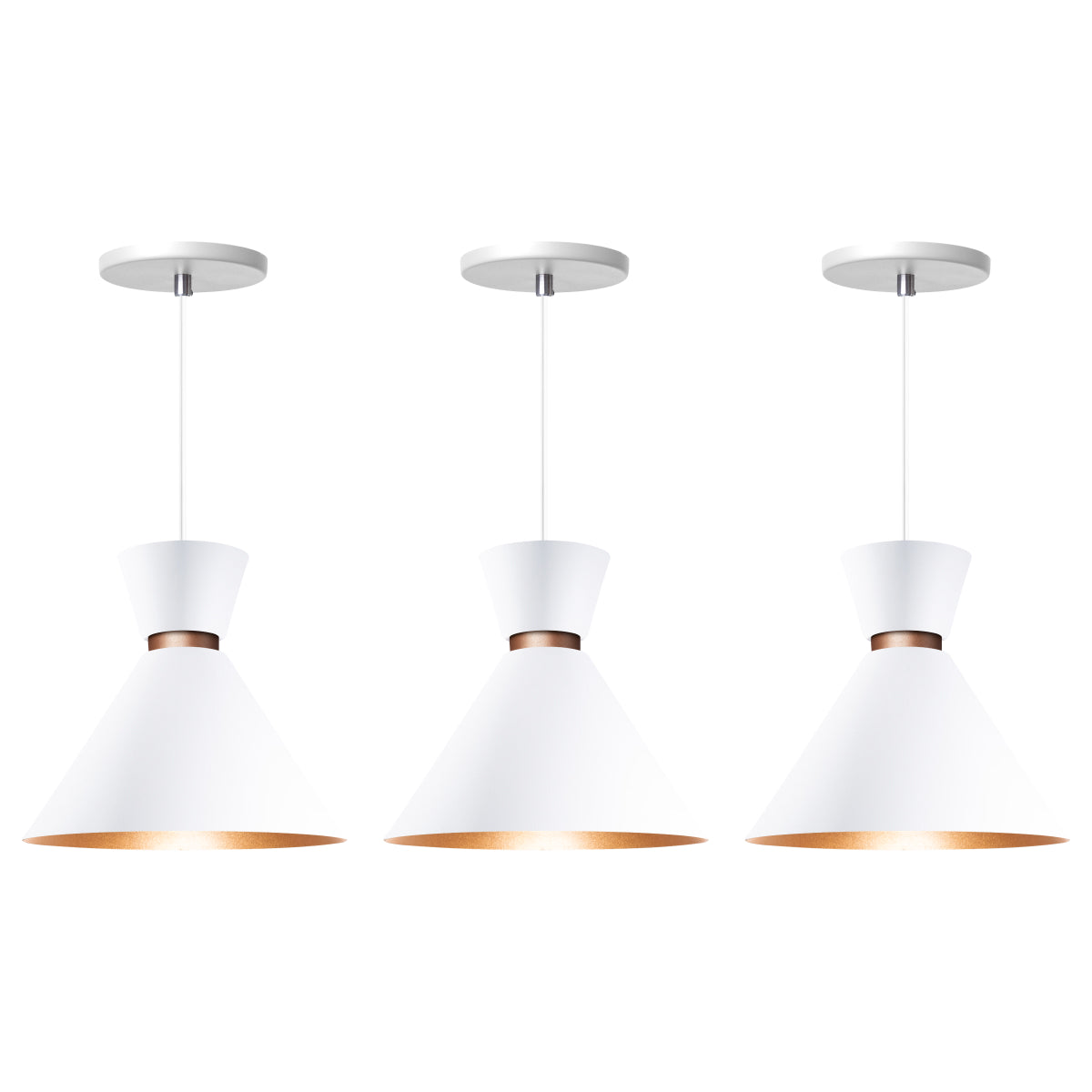 Pendente Lustre Luminária Berlin 23cm Branco