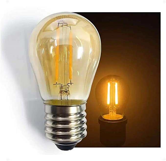 Lâmpada Led Filamento G45 2W 2200K Retrô Vintage Delis