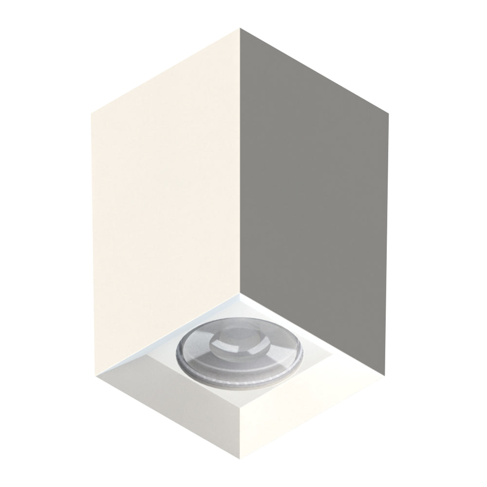 Spot Plafon Sobrepor Tower Quadrado Recuado Mr16 Branco