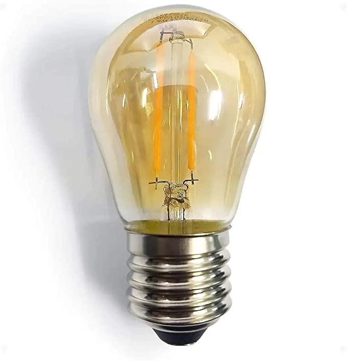 Lâmpada Led Filamento G45 2W 2200K Retrô Vintage Delis