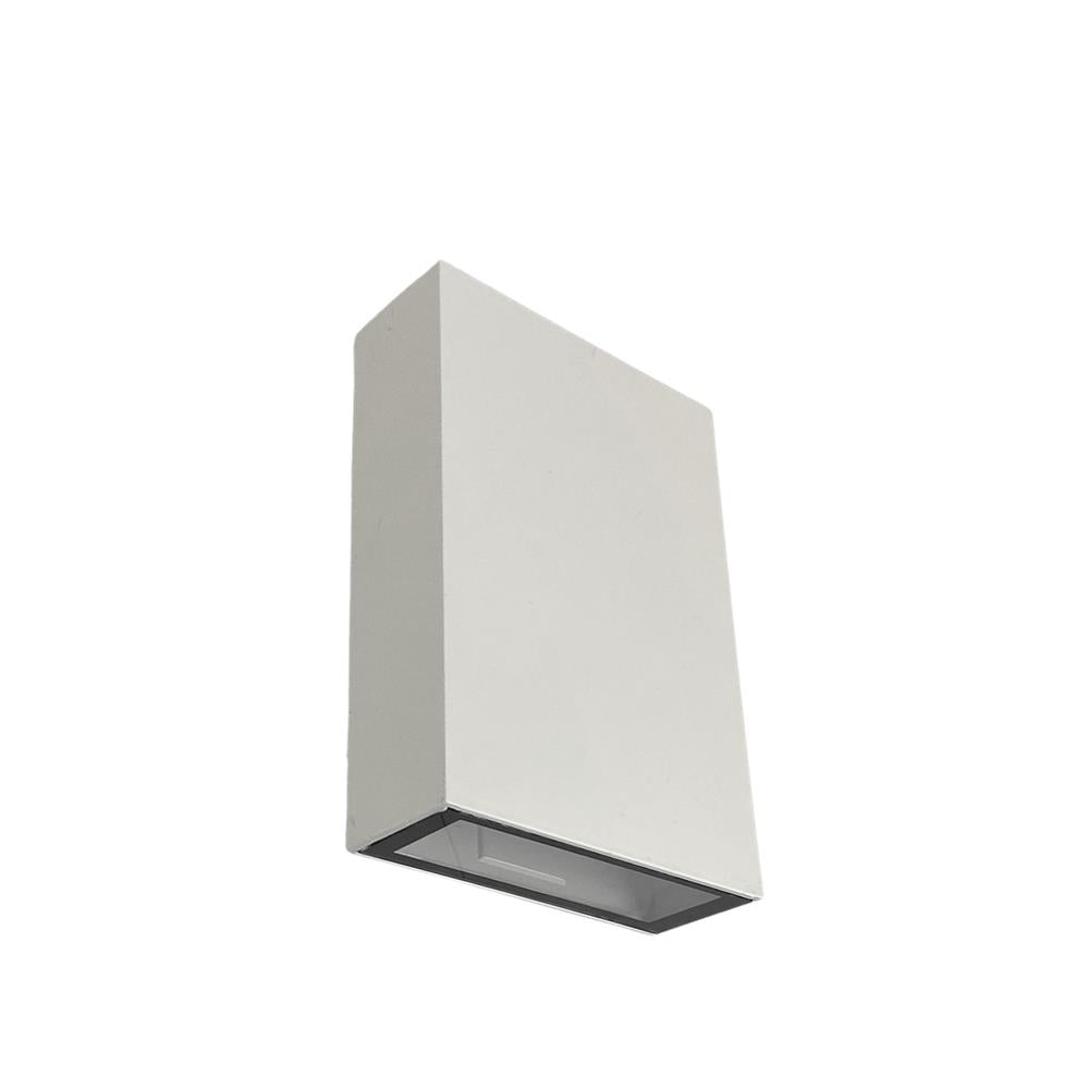 Arandela Duo Blindada Efeito 2 Fachos Duplo Led 4w 3000k Branca