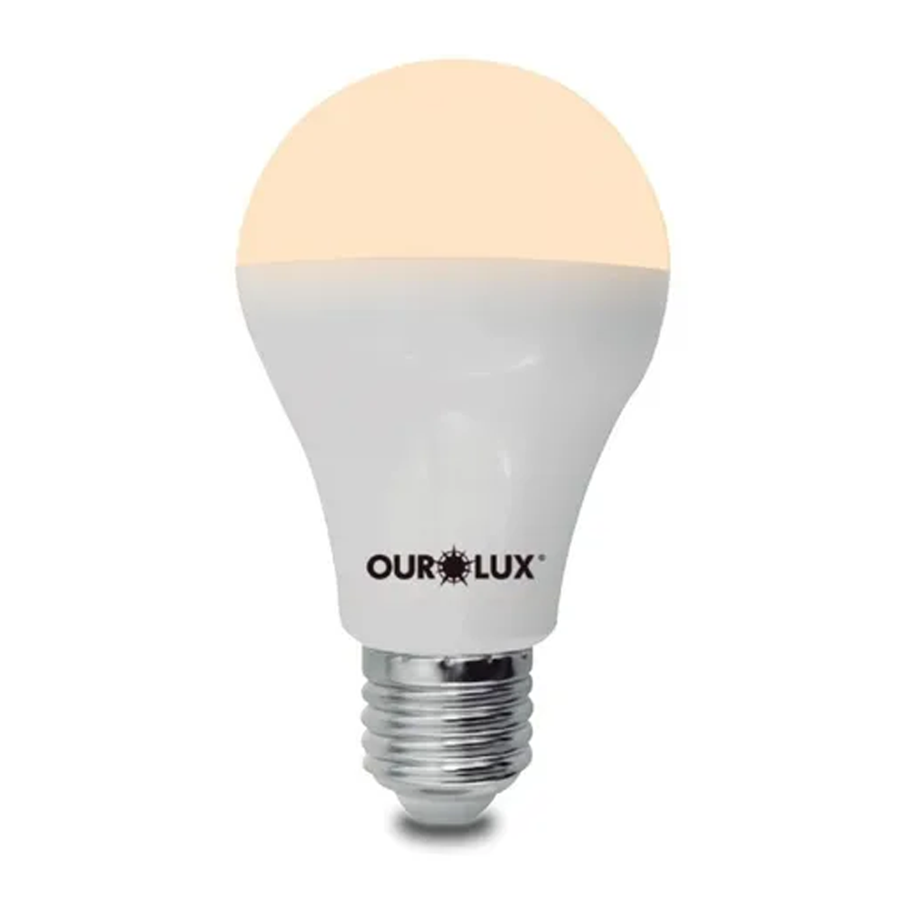 Lâmpada Led Bulbo 9w Branco Quente (3000k) - Ourolux