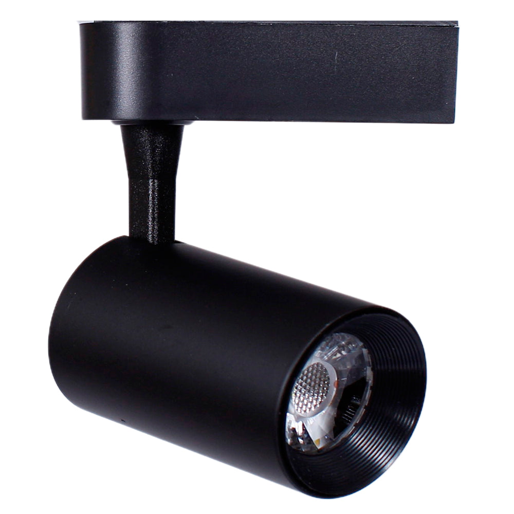 Spot Para Trilho Led 7W Branco Quente Bivolt Preto Delis