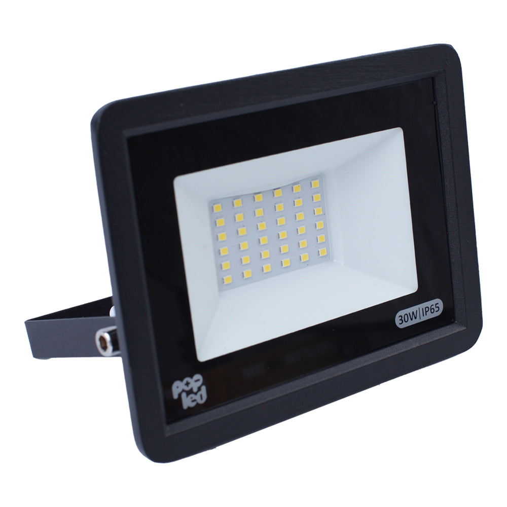 Refletor Led Holofote 30W 5500K Branco Frio Bivolt IP65 Pop Led