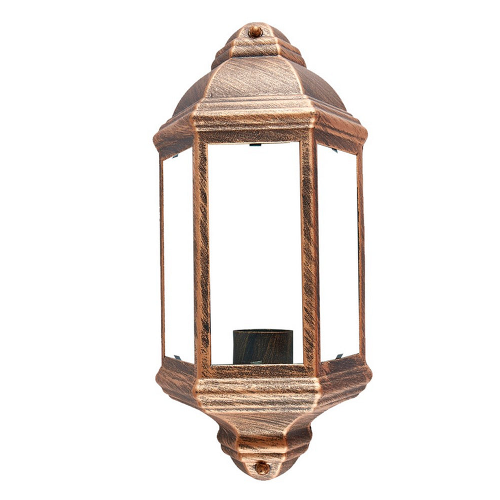 Arandela Colonial Vintage AC271K Class Meia Cara Ouro Velho