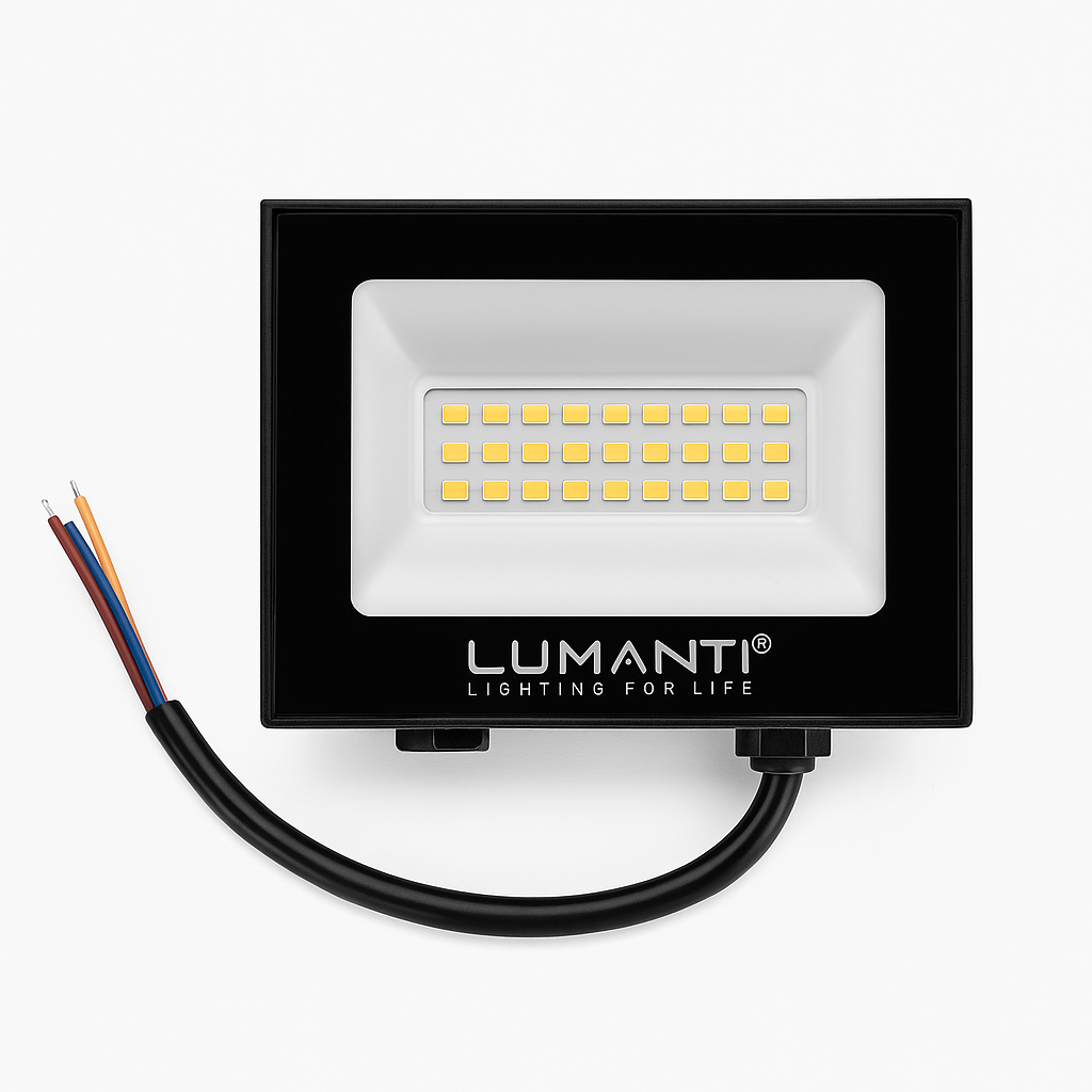 Refletor Led Slim 50w 5500k Branco Frio Bivolt Prova Dágua Lumanti